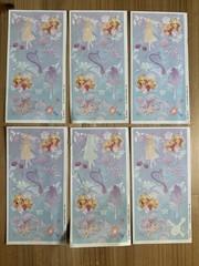 Hallmark Barbie 12 Dancing Princesses Stickers 6 Sheets, 2 Missing Stickers