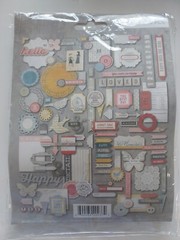 My Mind’s Eye All Things: LOST and FOUND Die cuts over 250 pieces scrapbooking