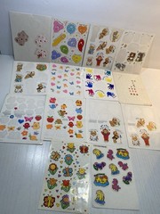 Hallmark, AGC, & Trend Loose Partial Sheet New Stickers Bears, Sweet Dreams, Etc