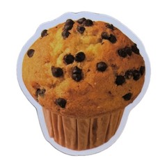 Vintage Food Chocolate Chip Cookie Muffin Cupcake Delicious Bread 1Pc