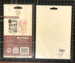 Crate Paper ACORN AVENUE Stand Outs Stickers or Prima AMBER MOON Rubber Shapes
