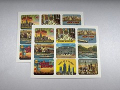 Cavallini & Co. New York City Vintage Sticker Set, Assorted