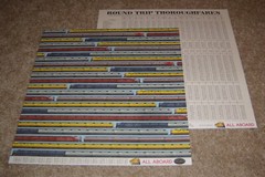 Carta Bella 12×12 Double Sided Scrapbook Paper Lot A ~ All Aboard…Trains