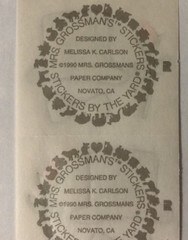 FORMAL Stickers(6pc) Mrs.Grossman’s•Blk Top Hat•Roses•Tie•Wedding•Prom•Groom•