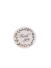 5000Pcs 1.5 Inch Round Label Thank You Stickers 5 Rolls 1000 Pcs Each
