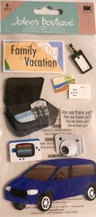 RARE ! FAMILY VACATION! SUV, CAMERA, MAP, POST CARDS, LUGGAGE. SPJBLG054