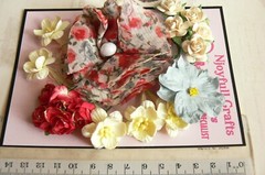 RED GRAY & CREAM – 17 Flowers & Roses 5 Tones 5 Styles PAPER & SILK 20-70mm VA1