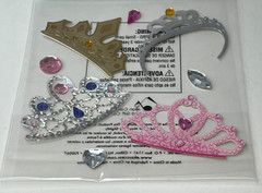 Jolee’s Girl Crowns Scrapbook Dimensional Stickers Dress Up Tiara