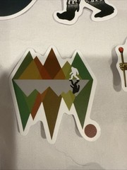 Lot of 10 Assorted Outdoor Bigfoot Sasquatch Yeti Swamp Ape Believe Stickers