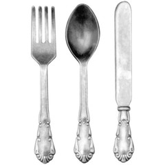 Tim Holtz Idea-ology Antique Nickel Silverware