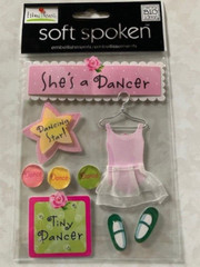 SOFT SPOKEN ME & MY BIG IDEAS 3D STICKERS ELLEN DANCE