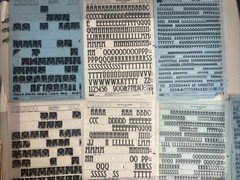 Letraset Letters Numbers Lot Of 85+ Sheets Many Fonts/Sizes + Chartpak Formatt