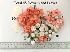 45 Kits DIY Mix Paper Flower Wedding bouquet Favor Gift Scrapbook TH/F40C(98)
