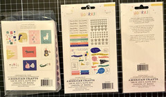 Crate Paper HOORAY! 12×12 Paper, Cards, 6×12 Stickers, Thickers, Puffy PARTIALS