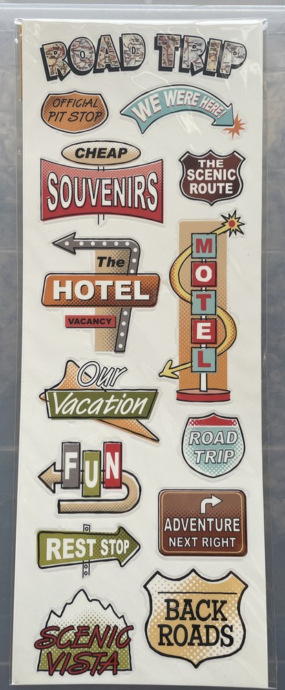 American Traditional Designs 2005: Road Trip Earthtones #ST-0339 Road Signs