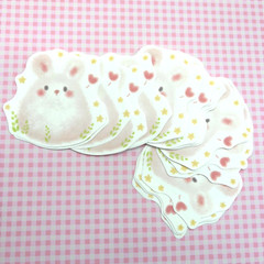 Easter Bunny Memo Note Sheets Cute Kawaii Scrapbooking Planners Journals