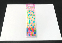 Vintage 1980’s Sandylion Stickers – Mother of Pearl Letters Sticker Sheet – NOS
