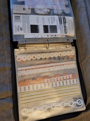 Creative Memories Scrapbooking Organizer Binder w/ Mixed Embellishments Lot