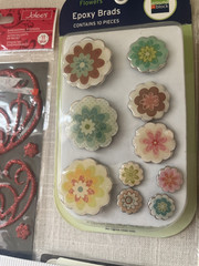 Large Lot Emphera Embellishments, Metal, Wood Paper Book More 12 New