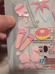EK Success Jolee’s Boutique Large Pk 17 3-D Stickers Pink Goodies Extremely Rare