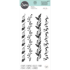 Sizzix Stamping Acrylic Stamps – ORGANIC BORDERS – #665976