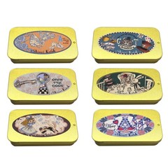 Shinzi Katoh Alice in Wonderland Flake Stickers Tea Party in Tin