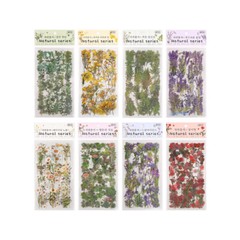 Pressed Dried Flowers Stickers Journal Planner Decals Scrapbook Crafts Resin Art