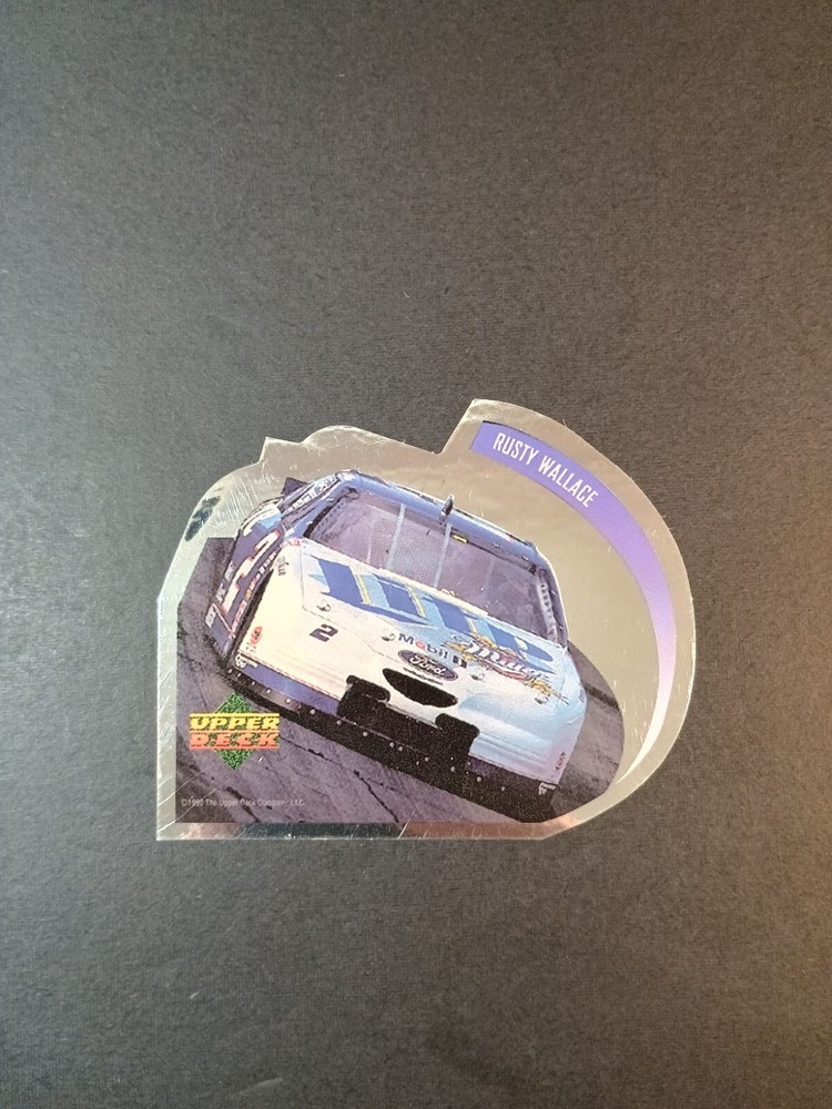 Vintage Stickers NASCAR Rusty Wallace Thunderbird Sticker Upper Deck VTG 1990s