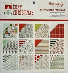 My Minds Eye «Cozy Christmas» 6×6 Paper & Embellishments (A) – Save 60%