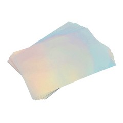 22 Sheets A4 Printable Holographic Sticker Paper Efficient Inkjet For DIY