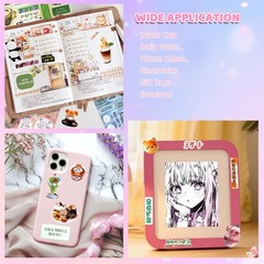 1300Pcs Cute Scrapbook Stickers Travel Y2k Japanese Sticker Book for Adult Ka…
