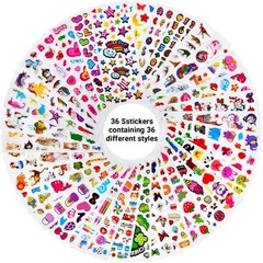3D Stickers for Kids & Toddlers, 920+ 3D Puffy Stickers 36 Different Sheets Incl