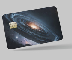 GALAXY , 2 pc credit card skin & DEBIT CARD,TROLLEY & GYM