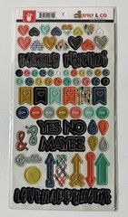 Fancy Pants Designs Puffy Stickers-Variations-Joy Parade, Family & Co, & More