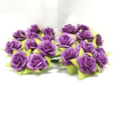 20*1.5 cm Mulberry Paper Rose Flower Craft Wedding Card making