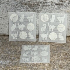 Lot of 3 VTG Sandylion Stickers Pods Assorted Halloween BLACK CATS 27 Counts