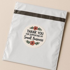 Thank You for Supporting My Small Business – Stickers – Matte, Waterproof, Eco