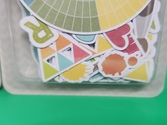 Jillibean Soup Shades Color Pea Pod Parts Die Cut Card Stock Hampton Art 2 PACK