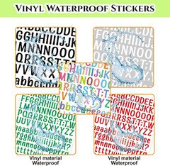 5624 Pcs Waterproof Vinyl Alphabet Stickers for DIY Crafts and Classroom Use