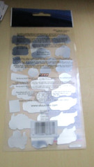 NEW LOT 10 PACK Disney Pixar CARS Movie EK Success foil sticker kid party favors