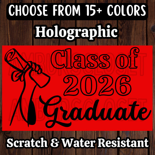 50 CLASS OF 2026 STICKERS 2.25″ LABELS SEALS PARTY FAVOR GRADUATION GRADUATE