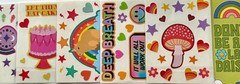 Retro Sticker lot set of 199+ Stickers / Mxd Themes