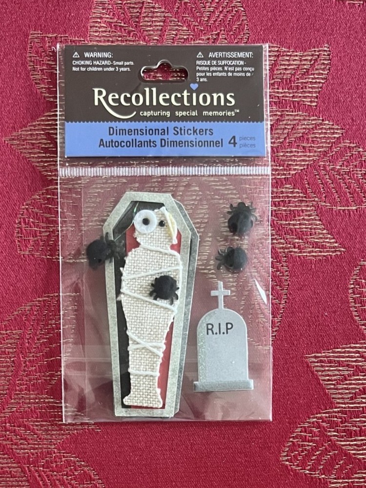 YOU CHOOSE – RARE RECOLLECTIONS HALLOWEEN 3D STICKERS