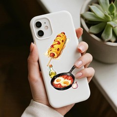 56 pcs Kitchen Food Cooking Clear PET Stickers, Vintage Bakery