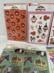 Vintage Stickety-Doo-Da Sticker Lot 10 Packs NEW