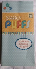 3Birds Sparkly Puffs Fun Dimensional Puffy Sparkle Stickers 8 sheets /401