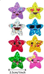 500Pcs Multicolor Stars Stickers, Star Sticker Roll Self Adhesive Glitter Sparkl