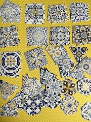 Lot Of Over 200 Moroccan Tile Sticker Kit Scrapbooking Junk Journal Kit
