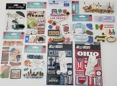 *YOU CHOOSE* Jolee’s/Others -DESTINATIONS/STATE/CITY/TRAVEL Dimensional Stickers