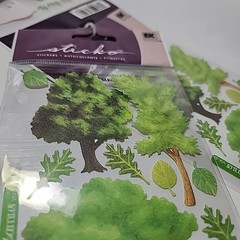 Lot of 3 Scrapbooking Crafts Stickers Sticko Petting Zoo Farm Animals & Trees